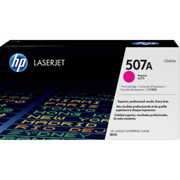 HP 507A Magenta LaserJet Toner Cartridge