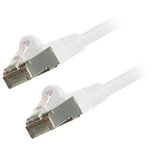 Comprehensive Cat 6 Snagless Shielded Ethernet Cable (10', White)