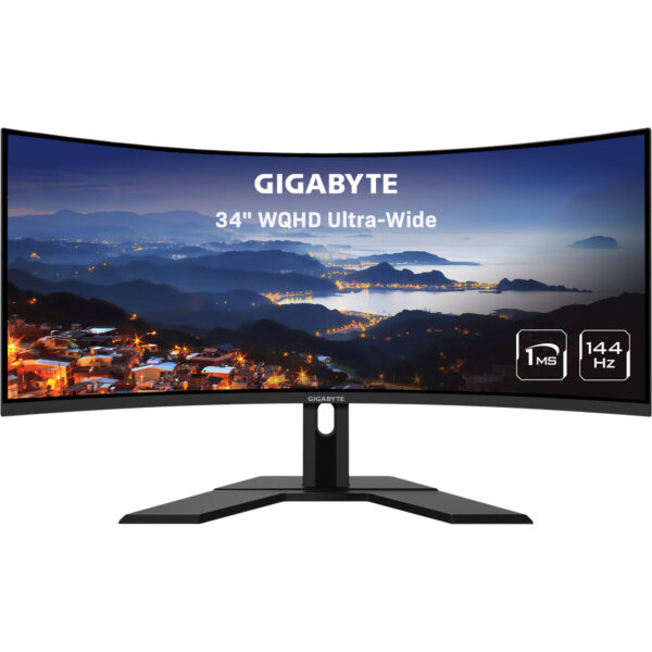 Gigabyte G34WQC 34" 21:9 FreeSync Ultrawide WQHD VA Gaming Monitor