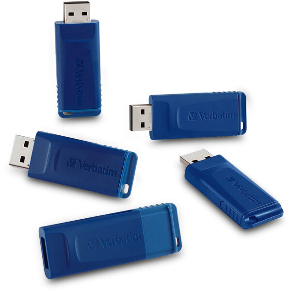 Verbatim 8GB USB Flash Drive (Blue, 5-Pack)